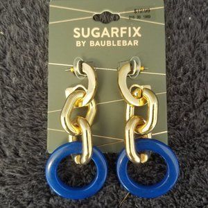 Sugarfix by BaubleBar Brand New Earrings Colbalt